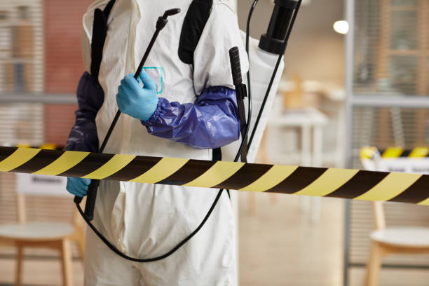 Professional Blood Cleanup technician working in Evansville, WI